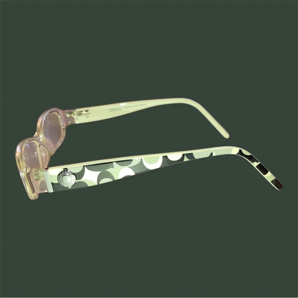 COACH Roberta 843 Eyeglasses in color Crystal with Black Coach Case EUC